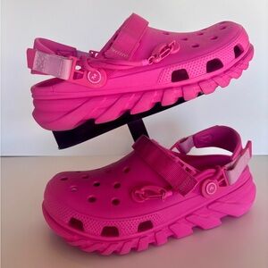 Post Malone x Crocs Duet Max Clog in the 'Electric Pink' Mens 8 Women’s 10
